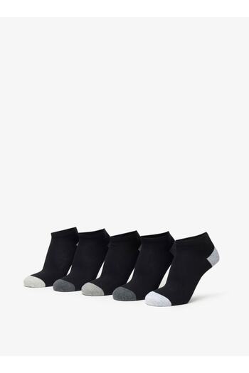 Duchini Solid Ankle Length Socks - Set of 5
