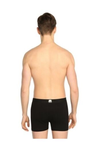 Tutku Men's 2 Pack Elastane Lycra Boxer Black