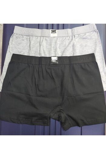 Tutku Men's Elastane Lycra 3 Pieces Boxer Set