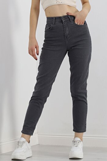 Moka Shopin MokaShopin Boyfriend Darkgrey Jeans - 19170.1431