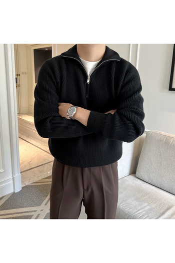 viperkombin Knitwear Sweater Half Zipper