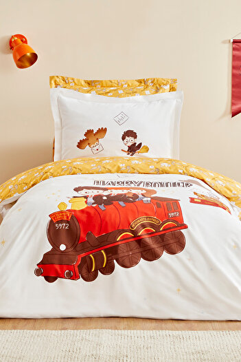 Harry Potter Karaca Home Harry Potter Wizards Letter Single Duvet Cover Set