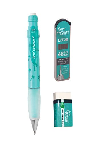 Serve Deep Kalem + Defter + Min + Silgi Hediye Seti - Doğa Serisi
