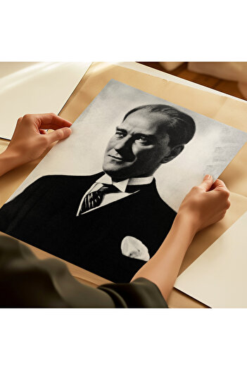 ARTHOUSECOLLECTIVE Atatürk Poster - High Resolution Frameless Poster in Table Dimensions