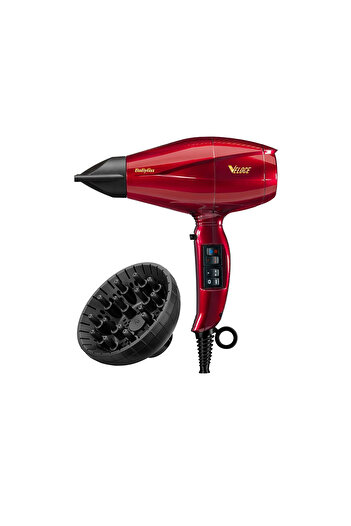 BABYLİSS Hair Dryer Veloce, 2200W Italian Bldc Motor, Diffuser & Concentrator Head, 6750De