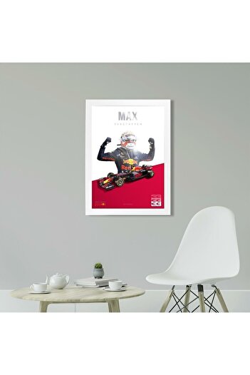 KAYNOCK Max Verstappen 33 Red Bull Poster Tablo, Formula 1, F1, Poster Tablo Dijital Tasarım