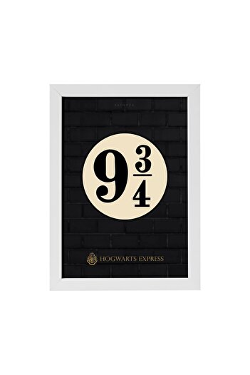 KAYNOCK Harry Potter 9 3/4 Poster Tablo, Hogwarts, Dijital Tasarım Tablo