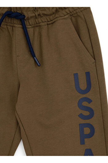 U.S. Polo Assn. U.S. Polo Assn. Lastikli Paça Haki Erkek Eşofman Altı AMATAXSK024