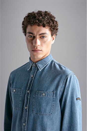 PAUL&SHARK OVERSHIRT IN DENIM