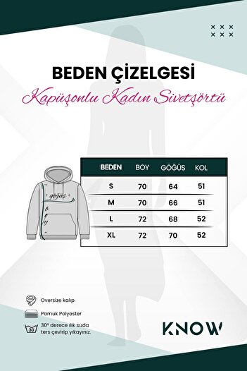 Know Destiny Design εμπριμέ μαύρο γυναικείο φούτερ - 3 κλωστές