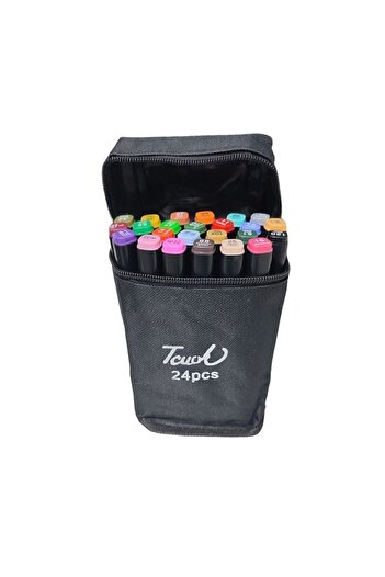 Touch Marker 24 Pieces Double Ended Marker Art Design Pen