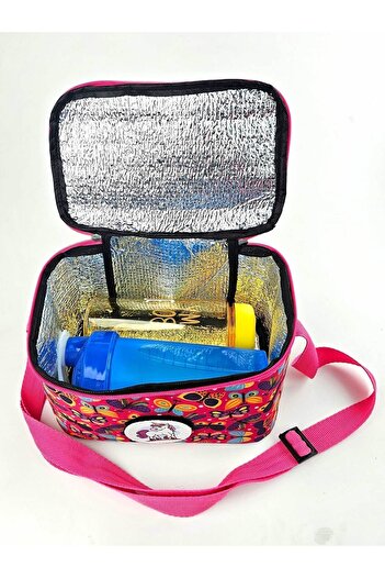 Woys Bags Flower Patterned Kindergarten and Primary School Lunchbox