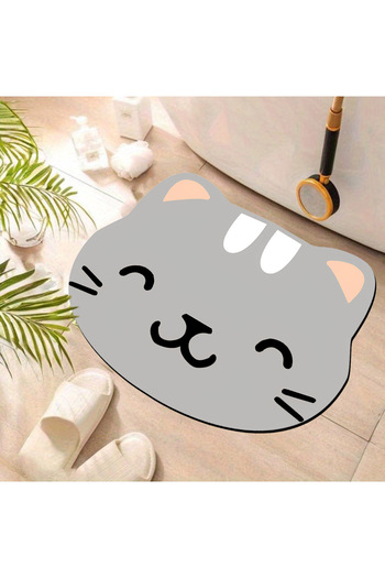 Else Dekor Else Kitten Water Absorber - One Piece Animal Bath Rug