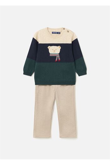 MAYORAL Baby Boy Green Sweater and Trousers Set - 2544
