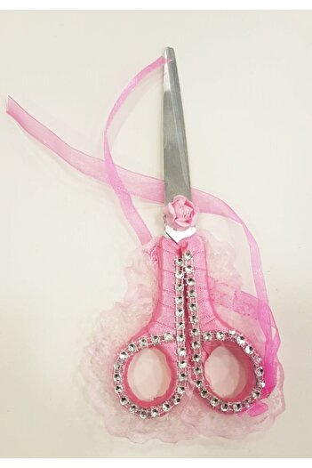Evsay Söz Nisan Ribbon Scissors Pink