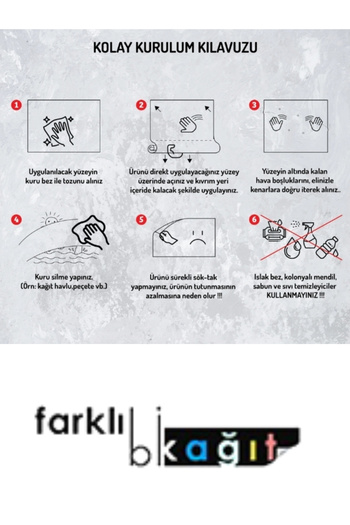 Farklı Bi Kağıt Yazı Tahtası Boy Ölçer Renkli 25x95cm