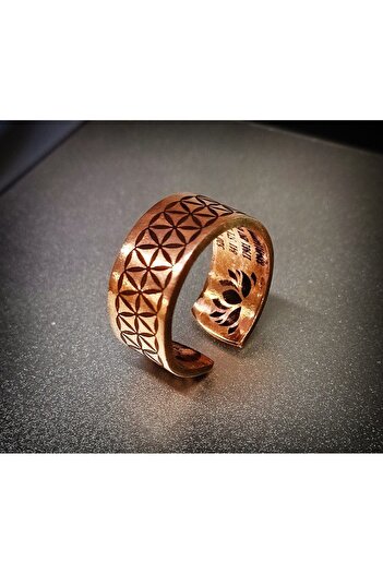 DA Cooper Design Copper Bracelet Abundance Blessings Life & Healing Sectional Bracelet & Ring Set Set