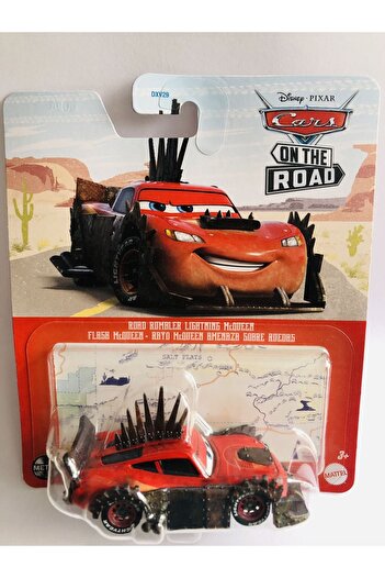 CARS Tekli Karakter Araçlar Disney Pixar Cars On The Road “ ROAD RUMBLER LIGHTNING McQueen 1:55 Mattel