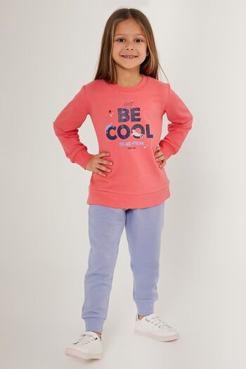 Rolypoly Be Cool Pink Girls' Tracksuit Set