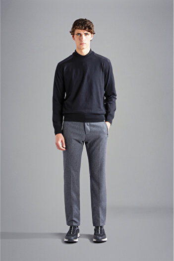 PAUL&SHARK VISCOSE CREW NECK JUMPER