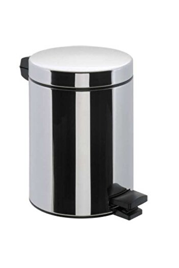 Bastonlu Green Metal Inox 5 Lt Trash Can, Stylish and Durable Household Supplies