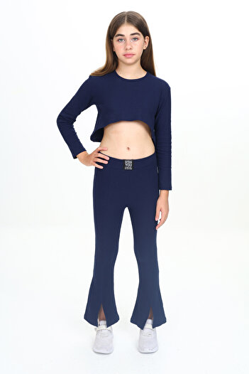 e-çocuk Girl's Top and Bottom Set Los Angeles Design You Crested 104271
