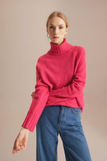 DeFacto Turtleneck Oversize Knitwear Tunic - Long Sleeve X7700az22wn