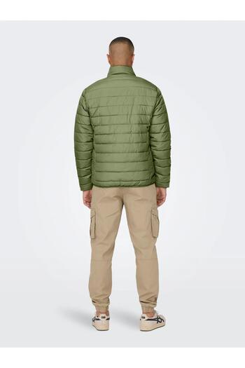 Only & Sons Bron Quilt Jacket Otw Vd Men's Green Coat22025686-21