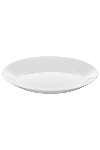 IKEA Oftast 19 Cm White Dessert Plate Plate Special Hardened Tempered Glass