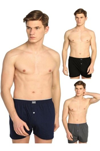 Tutku Men's Mixed Color Boxer Black Color Ribbed Undershirt 6 Pack