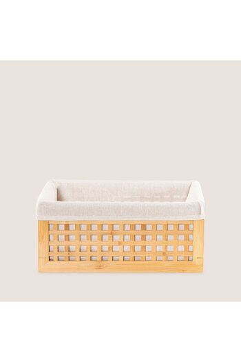 Chakra Bamboo Basket 38x27 Cm Natural