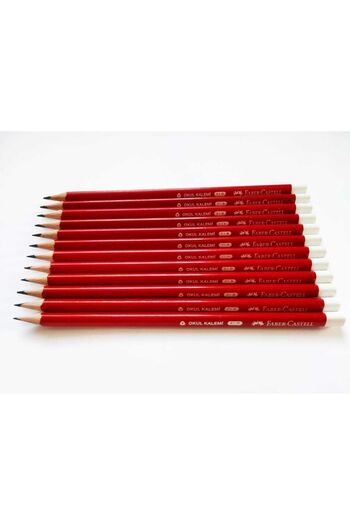 Faber Castell School Pencil Triangle Pencil 2,5b 12 Pcs