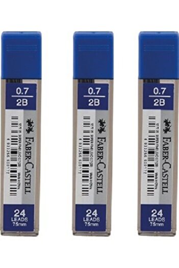 Faber Castell Faber-Castell 0.7 2B Tip 3 Tubes (Pcs)