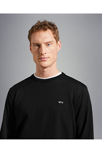 PAUL&SHARK MEN'S KNITTED ROUNDNECK C.W. WOOL