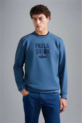 PAUL&SHARK MEN'S KNITTED SWEATSHIRT C.WCOTTON