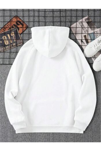 Know Φούτερ με κουκούλα 3 κλωστών Unisex White California 1990