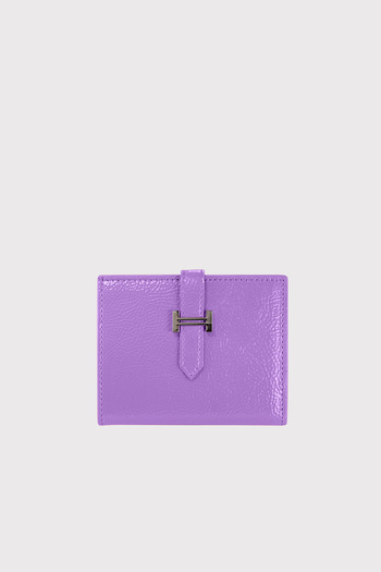 Garbalia Lilac Helsinki Women's Card Holder Wallet - Coin with External Belt, Zipper and Compartments