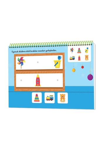 yükselen zeka My Velcro Activity Book for Children Age 3-5