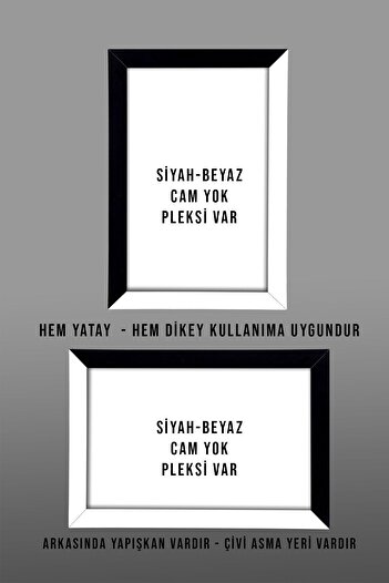 yhfoto 15x21 A5 Frame Mdf - Without Glass, Plexiglass Sb Frame