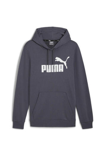 Puma Ανδρικό φούτερ με κουκούλα σε γκρι Ess Big Logo 586689 -23