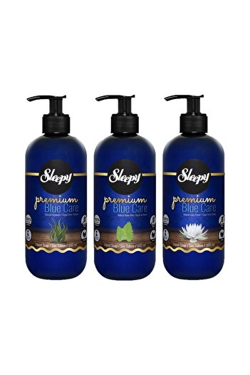 Sleepy Premium Blue Care Liquid Soap 500 Ml Set