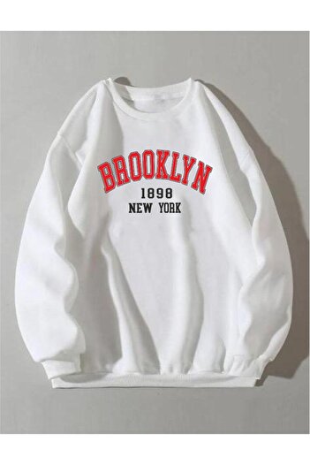 AFROGİYİM Φούτερ με στάμπα Unisex Oversize Brooklyn 1898