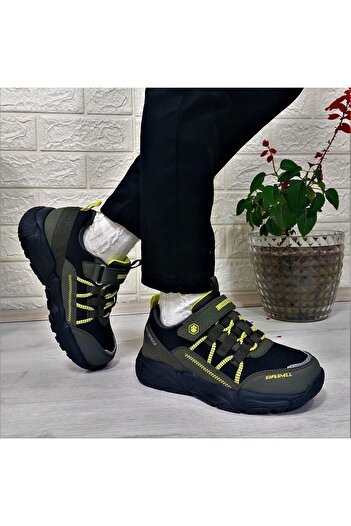 lumberjack Heat Χακί-Κίτρινο-Μαύρο Αδιάβροχα Παπούτσια για αγόρια