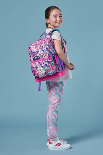 Coral High Kids Graffiti Patterned School Backpack 23760