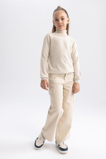 DeFacto Turtleneck Girl's Sweater - R1953a623wn
