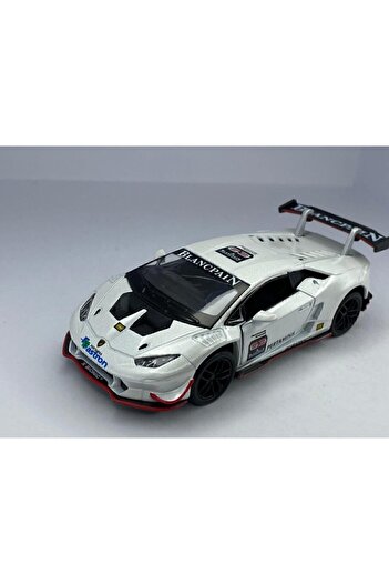 Kinsmart Lamborghini Huracan Lp620 - 2 Super Trofeo Çek Bırak 5inch. Lisanslı Model Araba, Oyuncak Araba 1:36