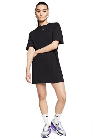 Nike W Nsw Essntl Ss Drss Kadın Elbise Cj2242-010