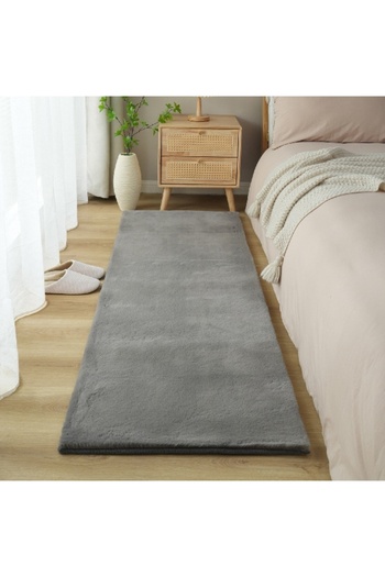 Home Box Faux Rabbit Fur Rug - 60x180 cm