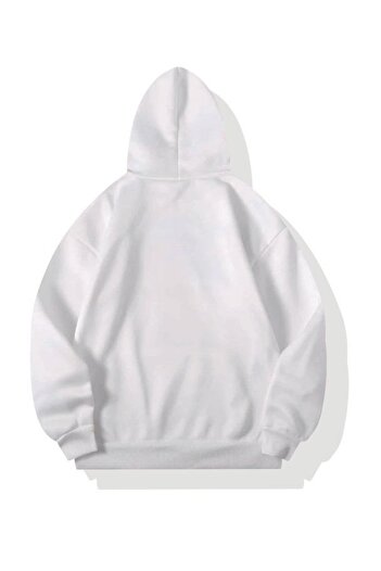 AFROGİYİM Unisex Oversize Color Unprinted Sweatshirt Hoodie