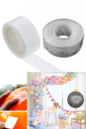 PEKSHOP Balloon Sticking and Balloon Chain Making Apparatus Balloon Sticking Chain Making Materials on the Wall
